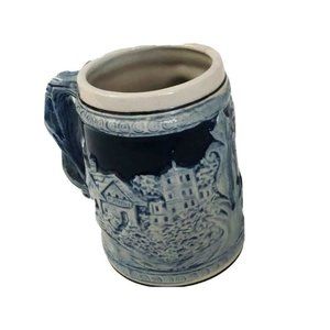 Vintage German Beer Coffee Mug Town Women Flower Collectable  8 Fl Ounces Cups